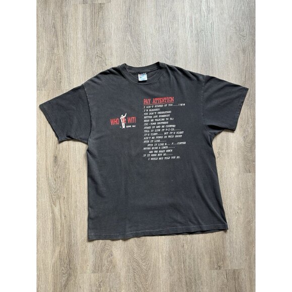 Vintage 90s Bernie Mac Who Ya Wit! Pay Attention Comedian Actor Rare Promo Shirt - Picture 1 of 12